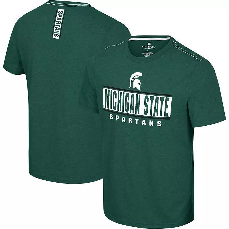 Men's Colosseum  Green Michigan State Spartans No Problemo T-Shirt, Size: Large Product Image