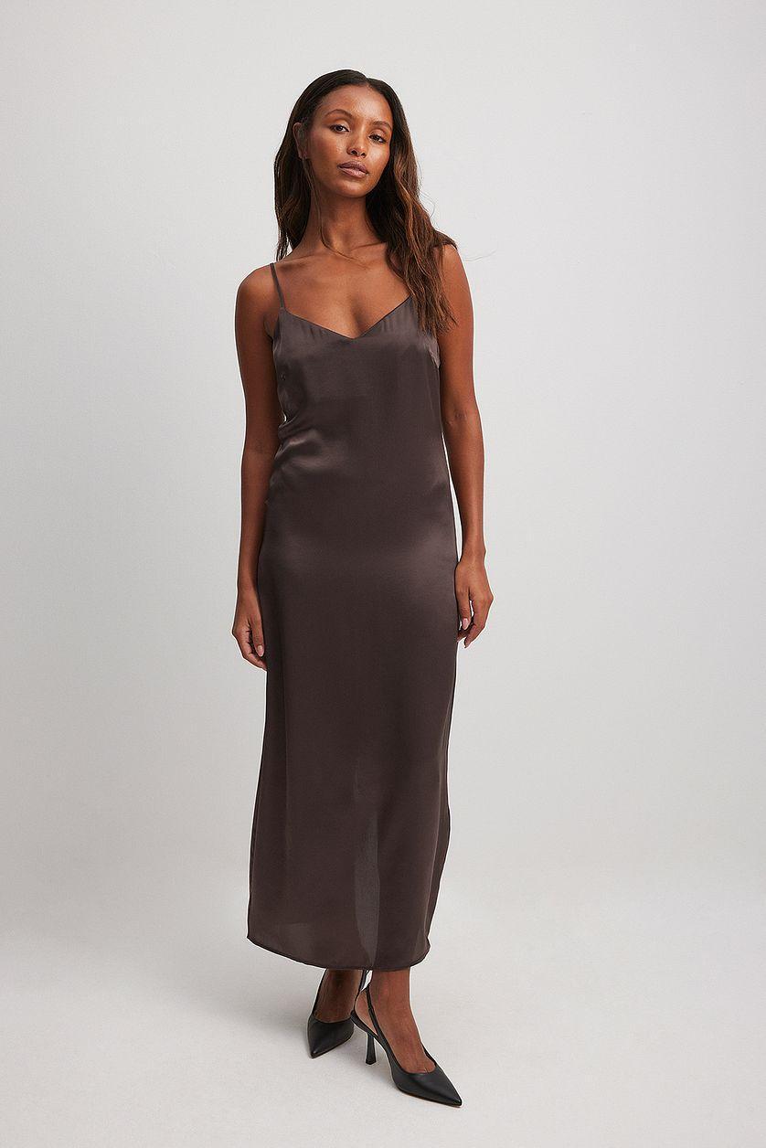 Satin Slip Dress Product Image