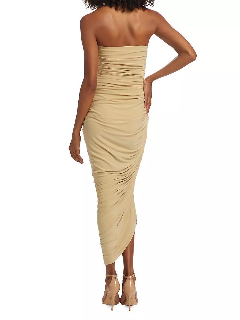 Diana Ruched Strapless Gown Product Image
