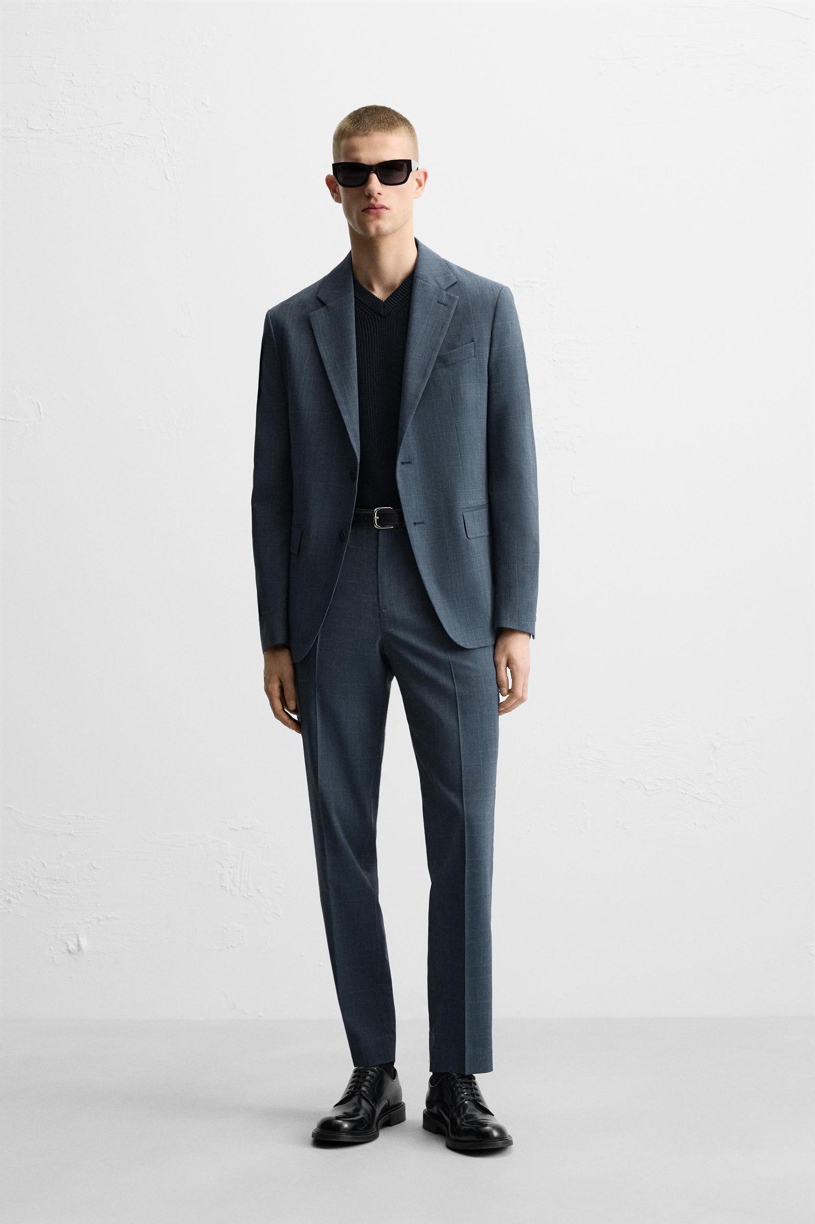 PLAID SUIT JACKET Product Image