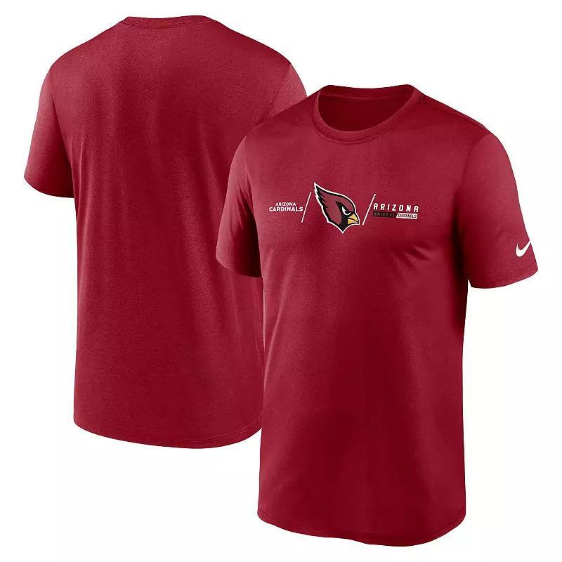 Men's Nike Navy Seattle Seahawks Horizontal Lockup Legend Performance T-Shirt, Size: 3XL, Blue Product Image