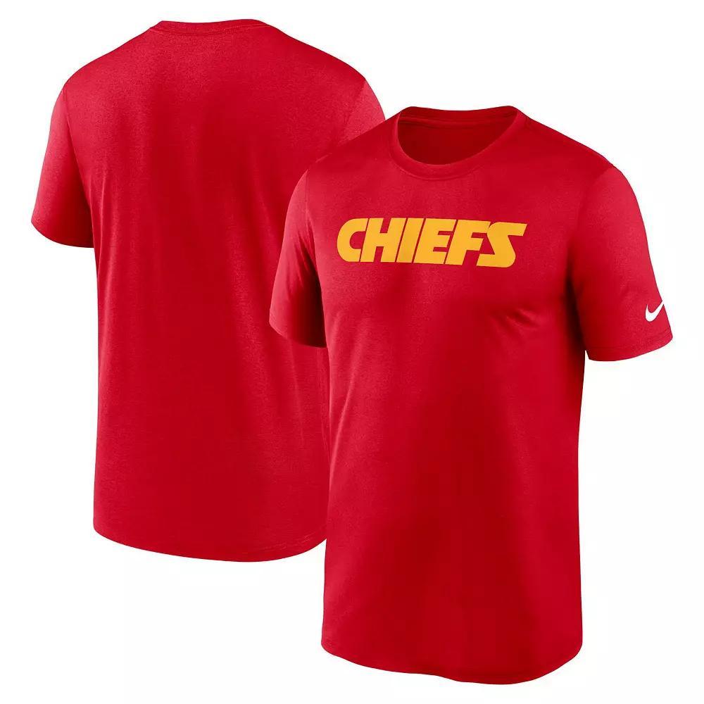 Men's Nike Black Carolina Panthers Primetime Legend Wordmark Performance T-Shirt, Size: 4XL Product Image