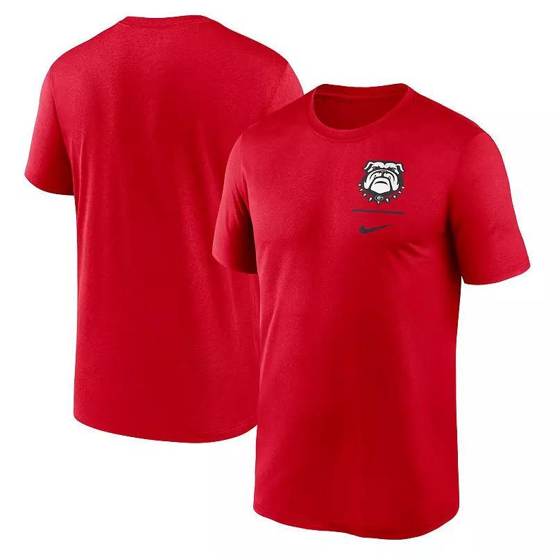 Men's Nike Scarlet Ohio State Buckeyes Primetime Legend Icon Performance T-Shirt, Size: Small, Red Product Image