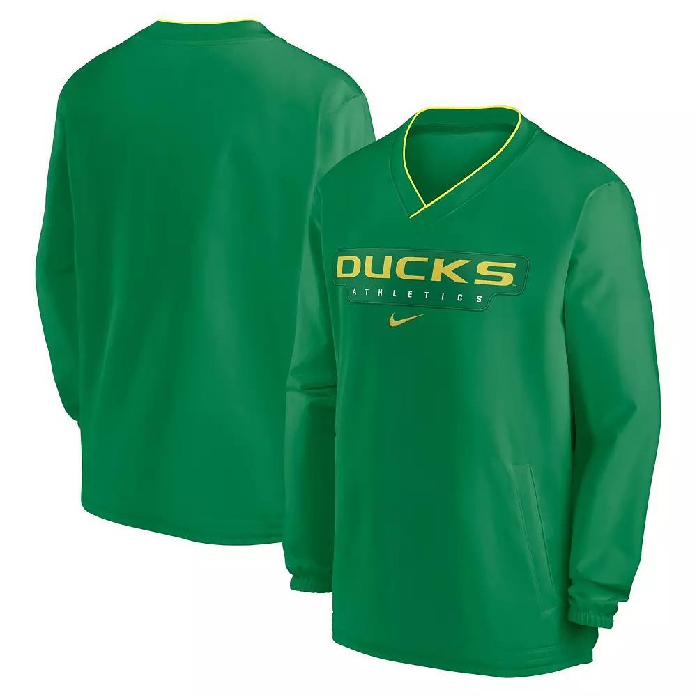 Men's Nike Green Oregon Ducks 2024 Sideline Pullover Windshirt, Size: Large Product Image