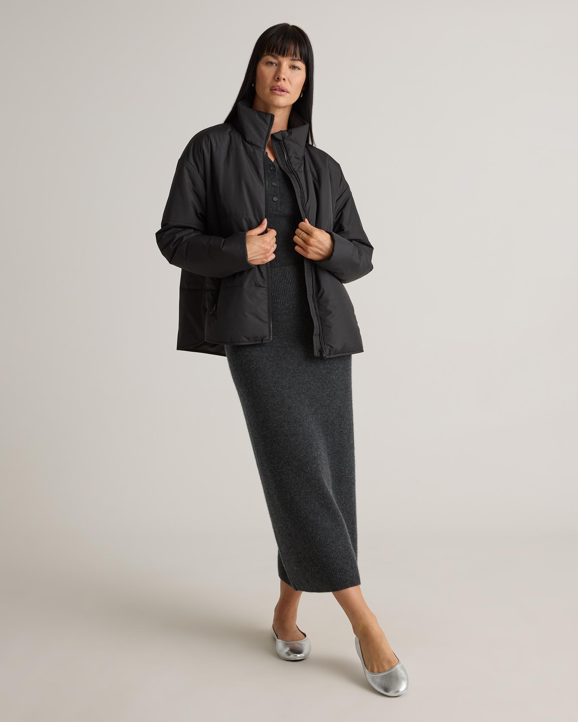 Quince | Women's Featherless Puffer Zip Jacket Recycled Polyester Product Image
