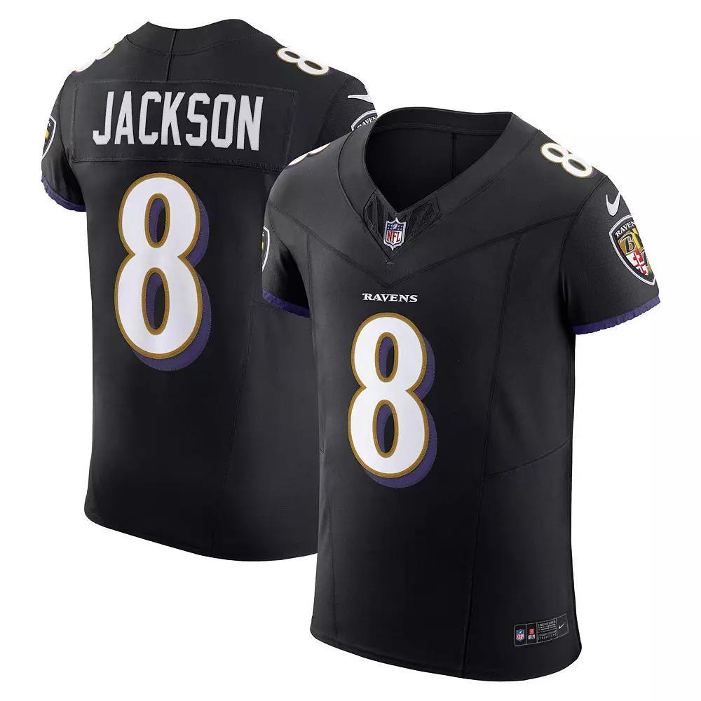 Mens Nike Lamar Jackson Baltimore Ravens Alternate Vapor F.U.S.E. Elite Jersey Product Image