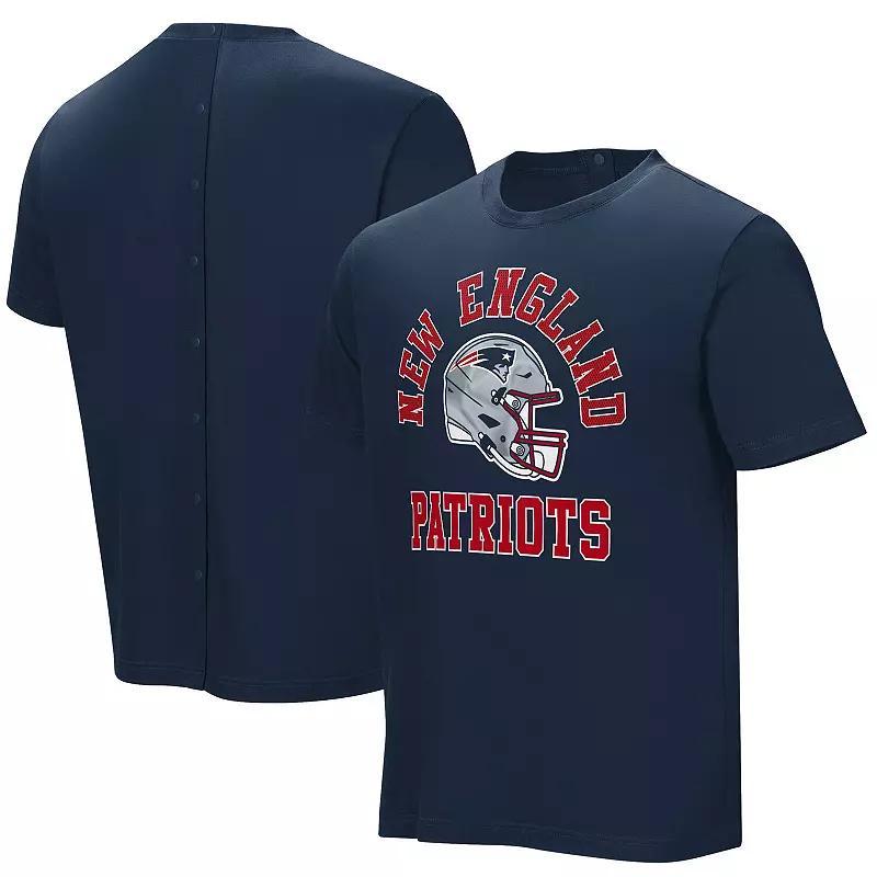 Men's  Navy New England Patriots Field Goal Assisted T-Shirt, Size: 2XL, Blue Product Image