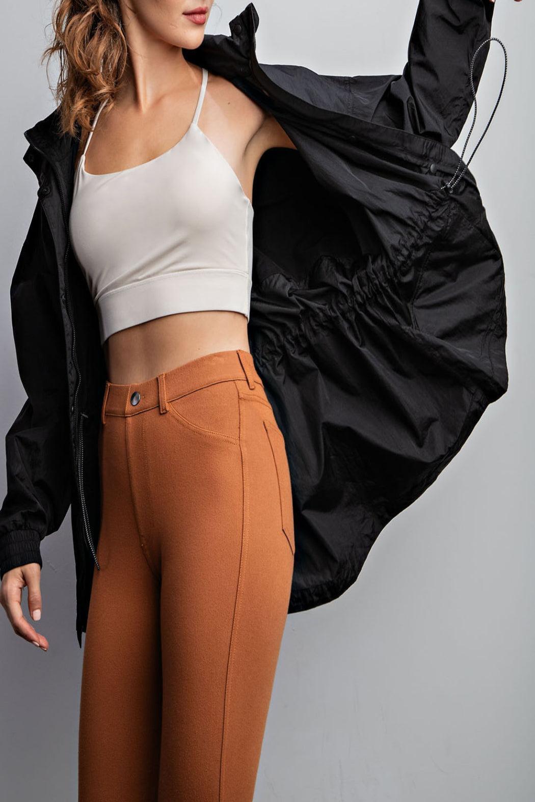 Oversized Parachute Full Zipper Jacket Product Image