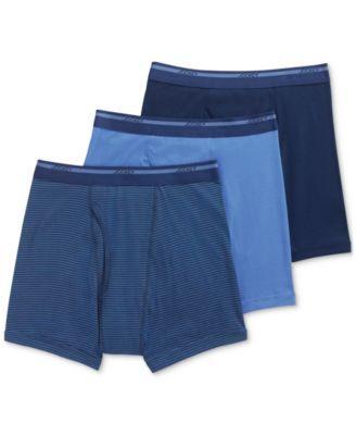Mens Jockey 3-Pack Lightweight Classic 5 Boxer Brief Black Product Image