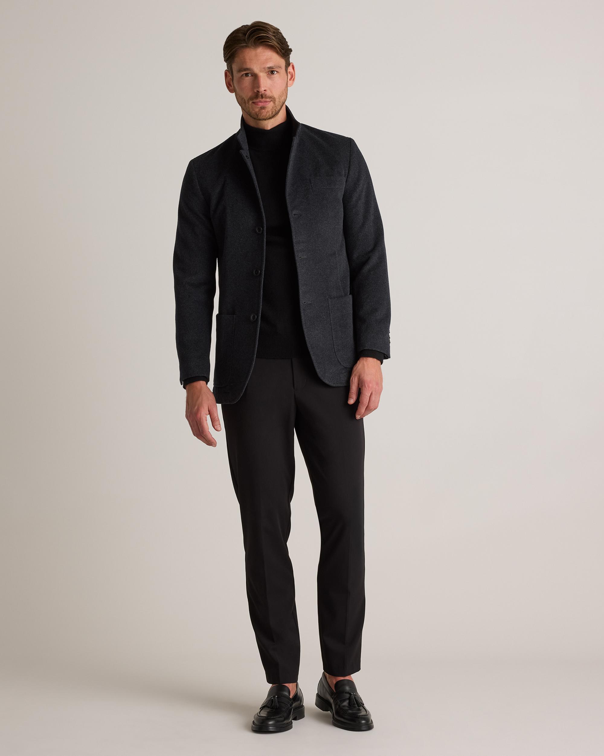 Quince | Men's 100% Mongolian Cashmere Stand Collar Blazer Product Image