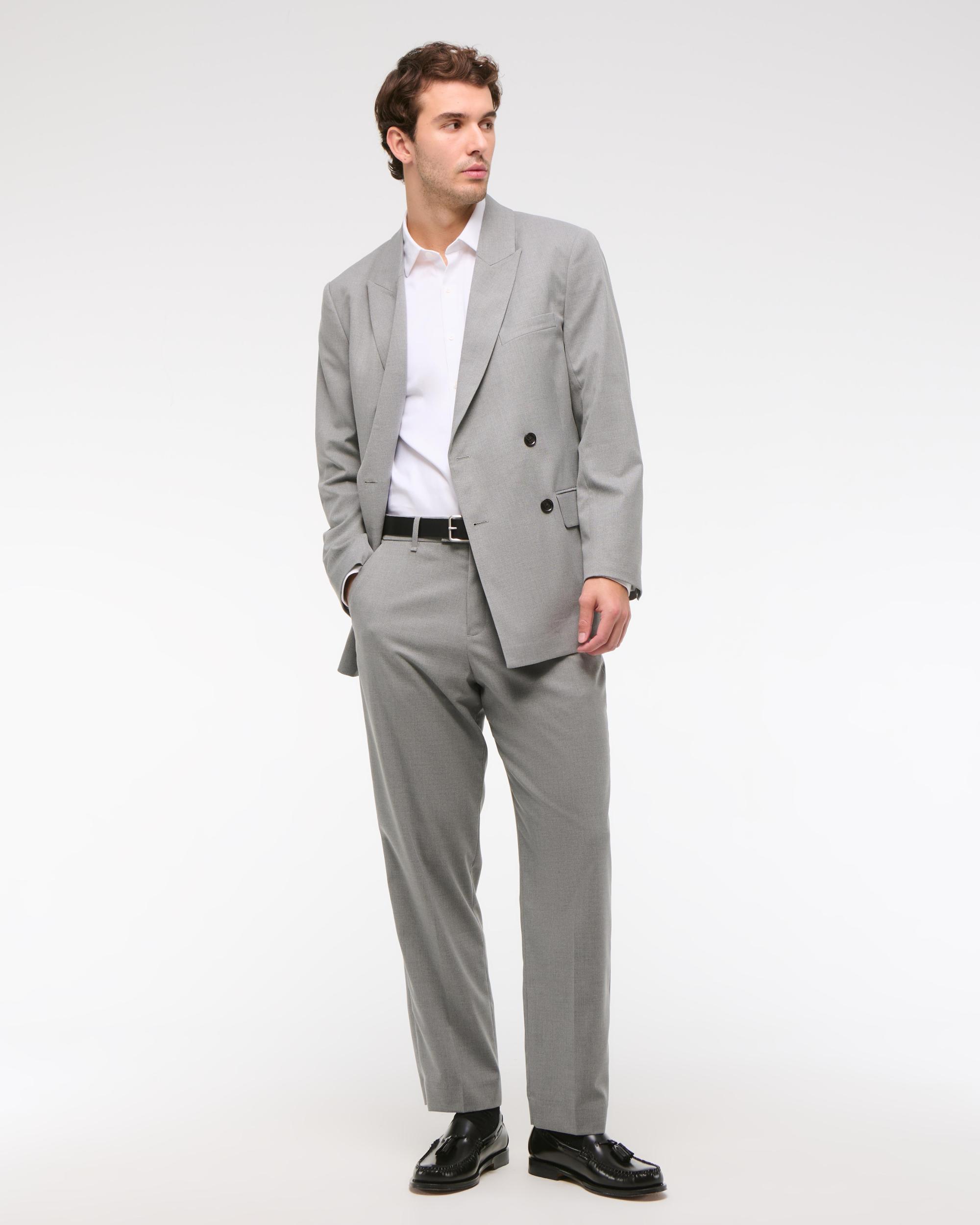 The A&F Collins Tailored Double-Breasted Blazer Product Image