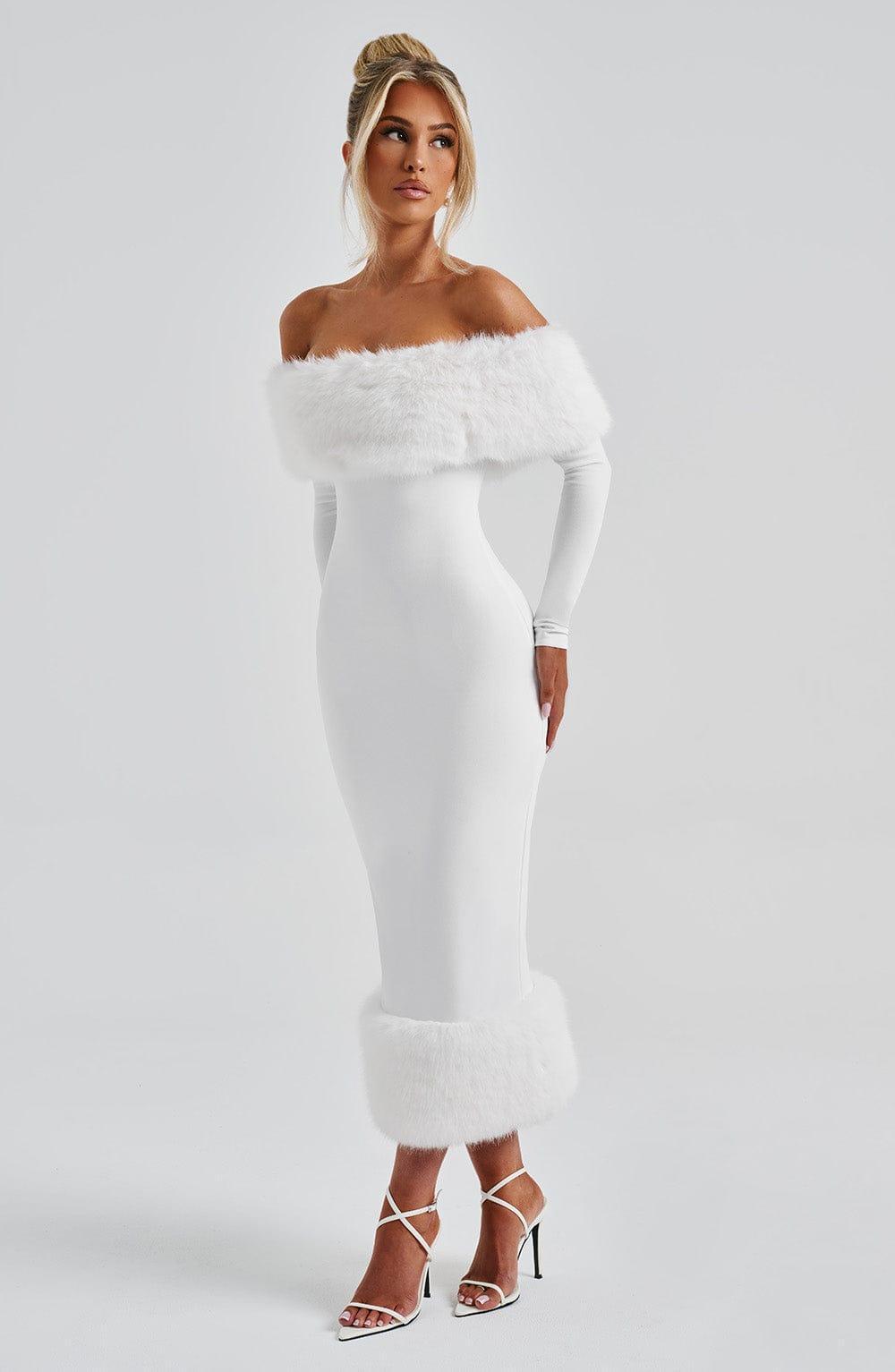 Vittoria Midi Dress - Ivory Product Image