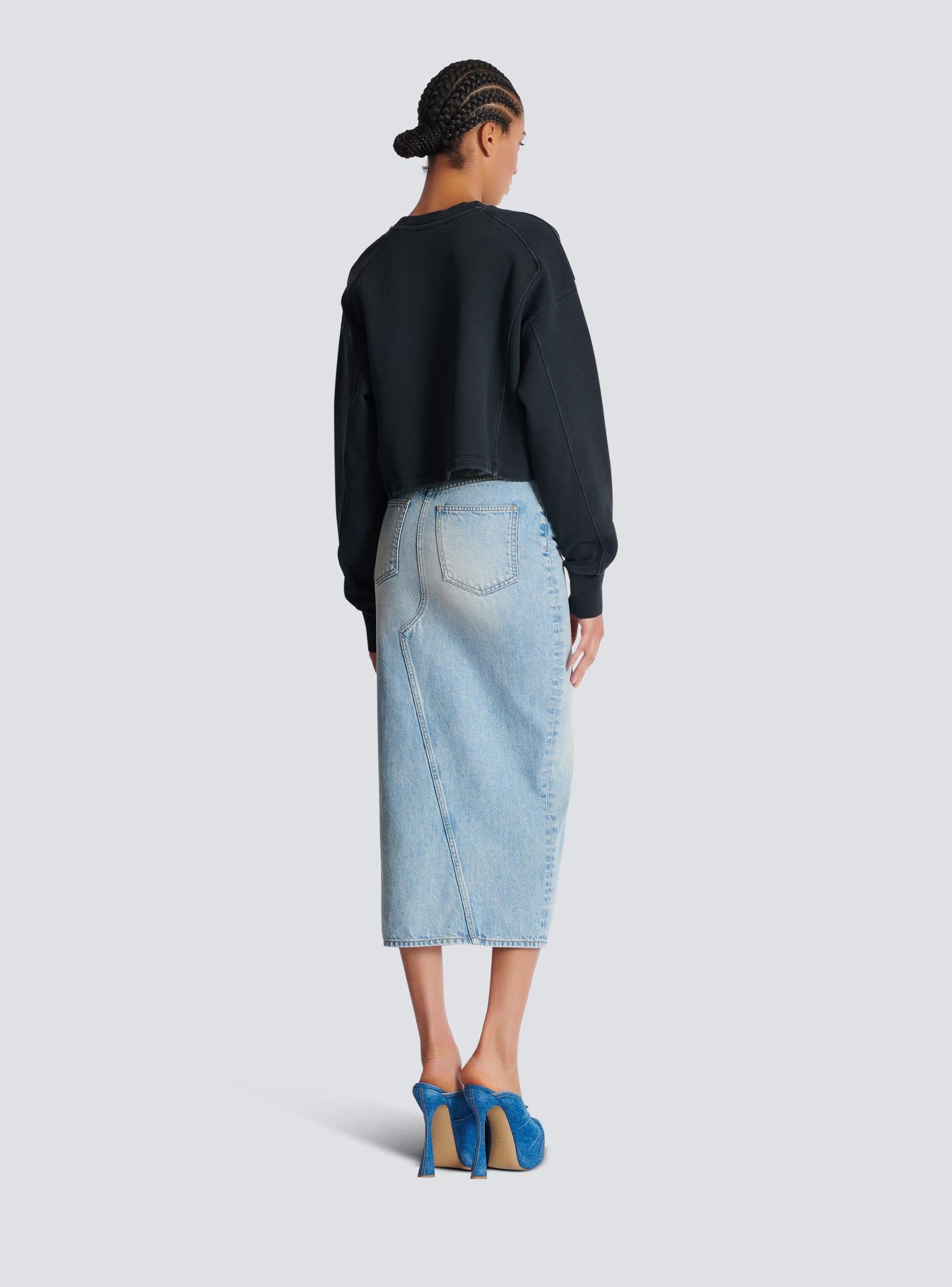 Balmain Couture embroidered sweatshirt Product Image