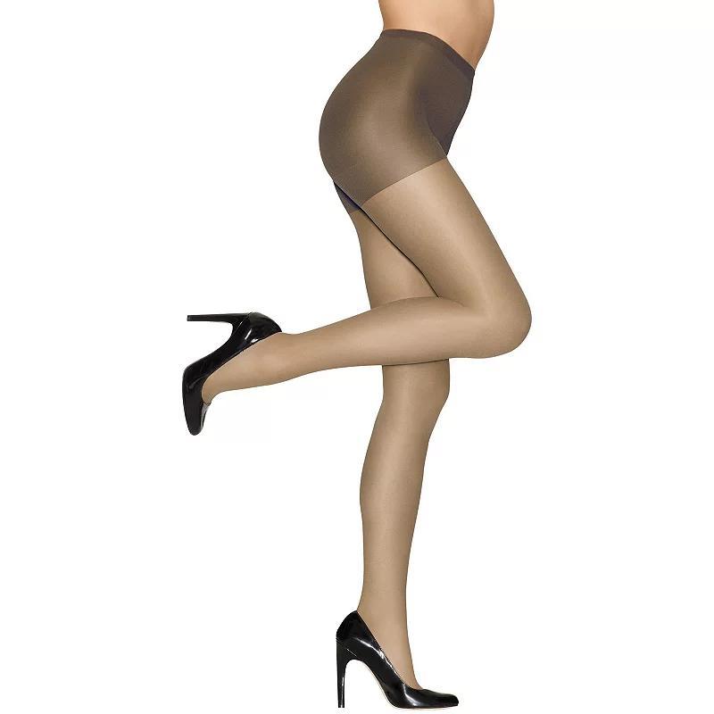 Hanes® Alive Full Support Control-Top Pantyhose, Women's, Barely Black Product Image