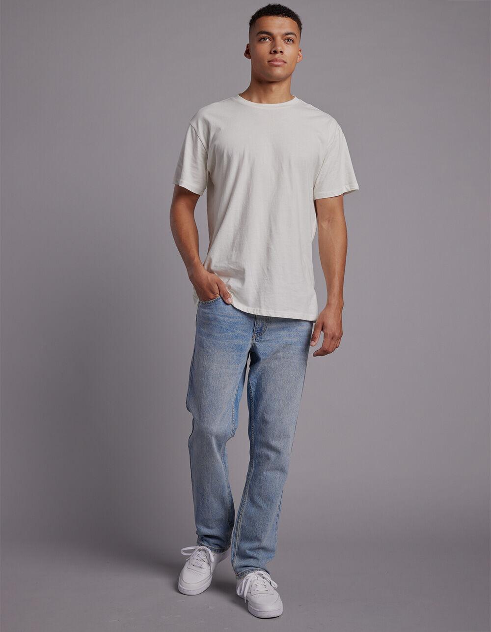 RSQ Mens Slim Straight Light Denim Jeans - LIGHT WASH Product Image