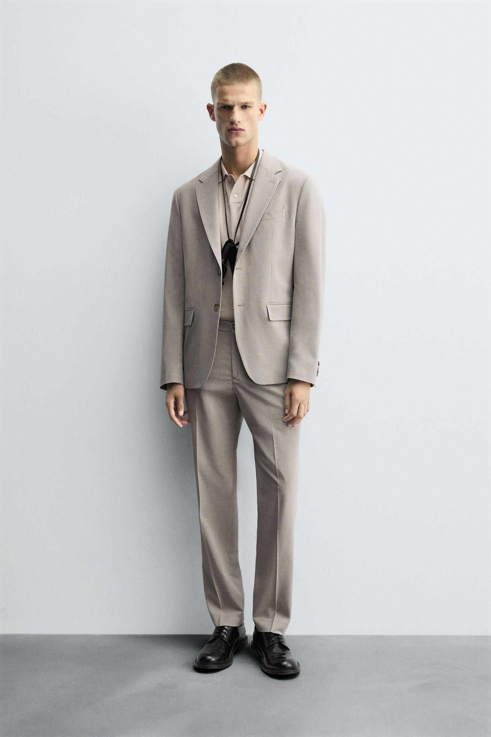 TEXTURED SUIT BLAZER Product Image