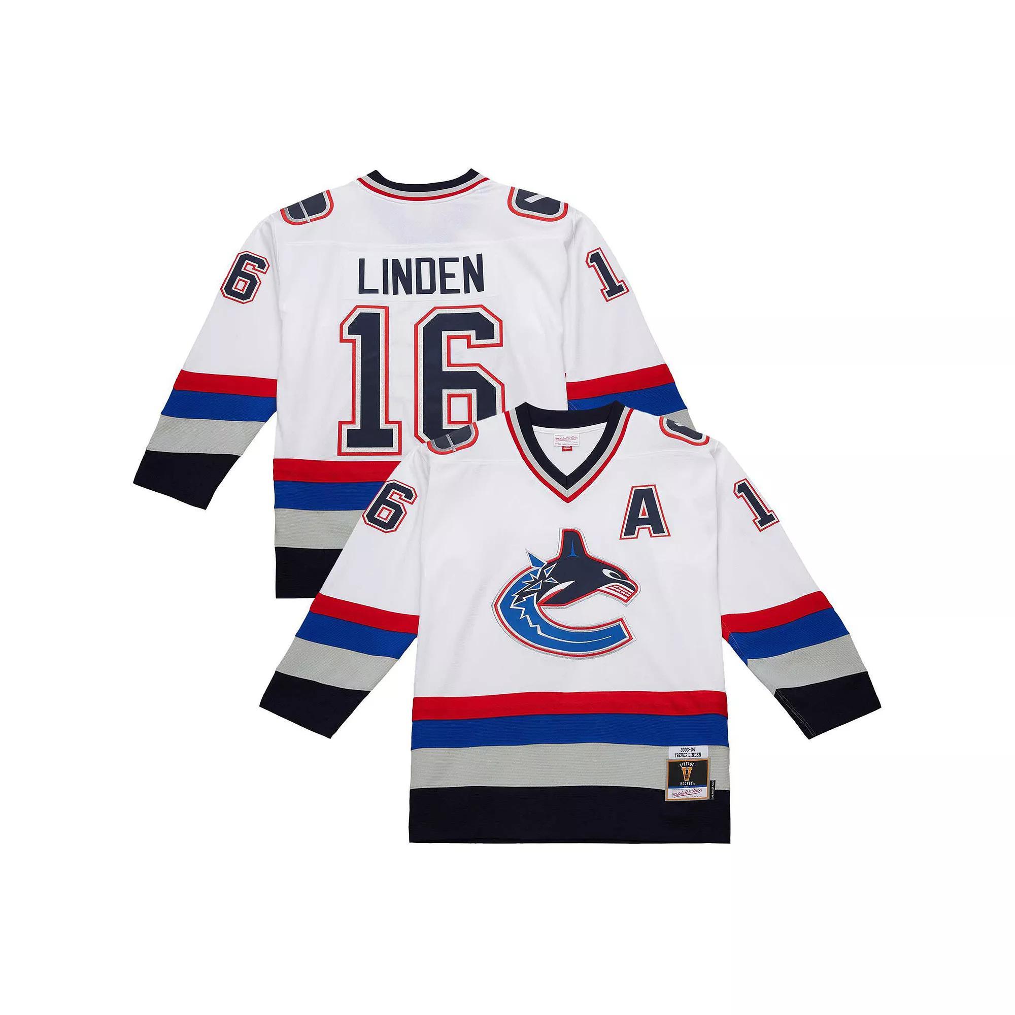 Men's Trevor Linden White Vancouver Canucks 2003-04 Power Play Jersey, Size: Medium, Cnk White Product Image