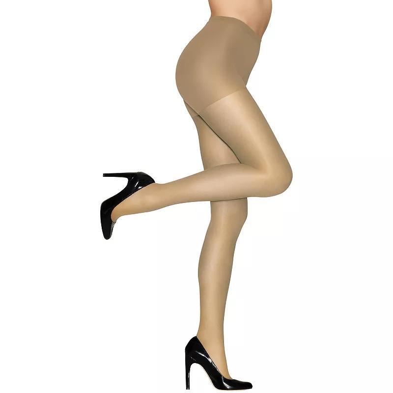 Hanes® Alive Full Support Control-Top Pantyhose, Women's, Barely Black Product Image