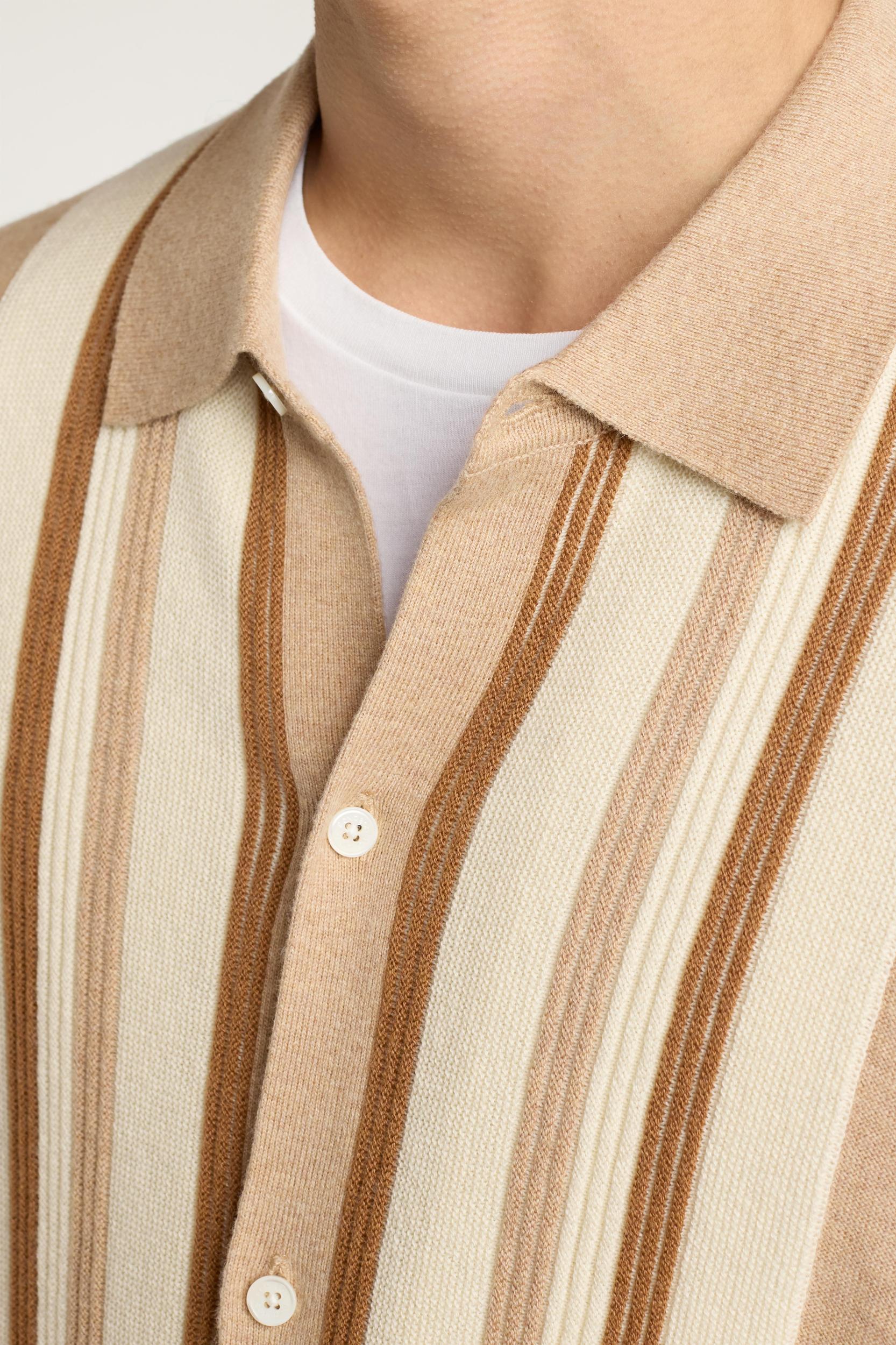 Hudson Long Sleeve Sweater Polo Product Image