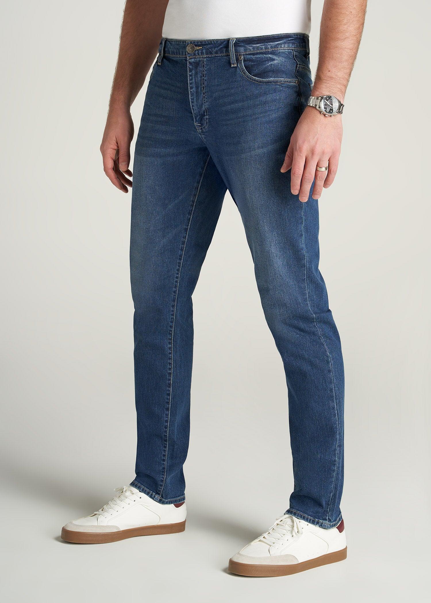 Carman TAPERED Jeans for Tall Men in Signature Fade Product Image