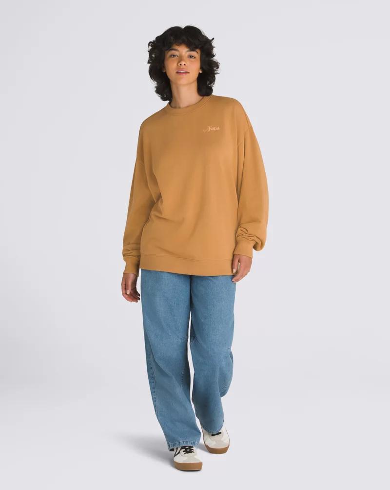 On The Move Oversized Crew Sweatshirt Product Image