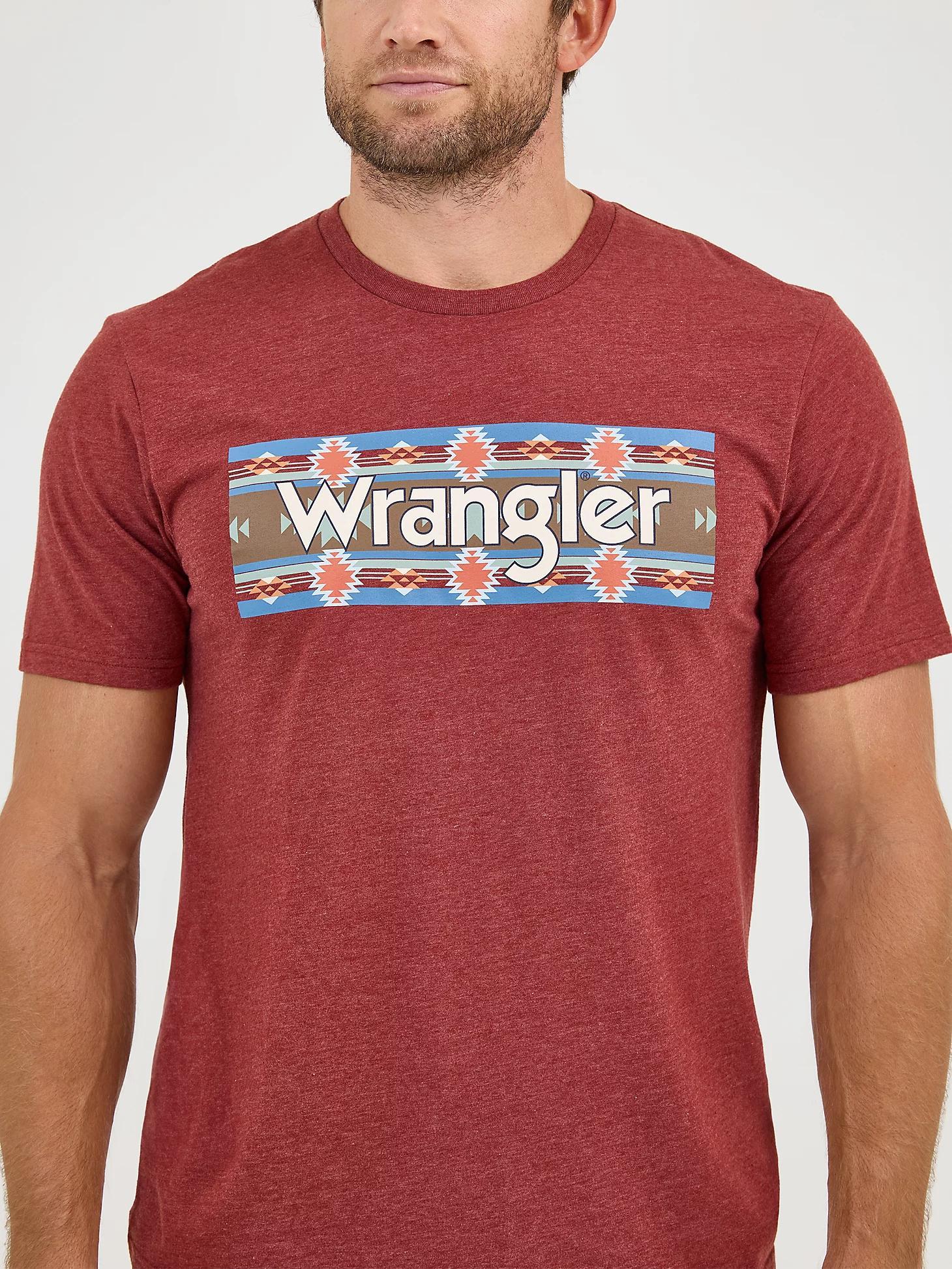 Men's Wrangler Southwestern Logo Graphic T-Shirt in Offwhite Product Image