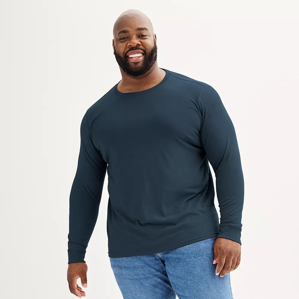 Big & Tall Sonoma Goods For Life Crewneck Tee, Mens Red Product Image