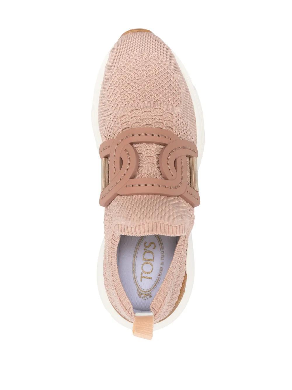 chain-embellished woven sneakers Product Image