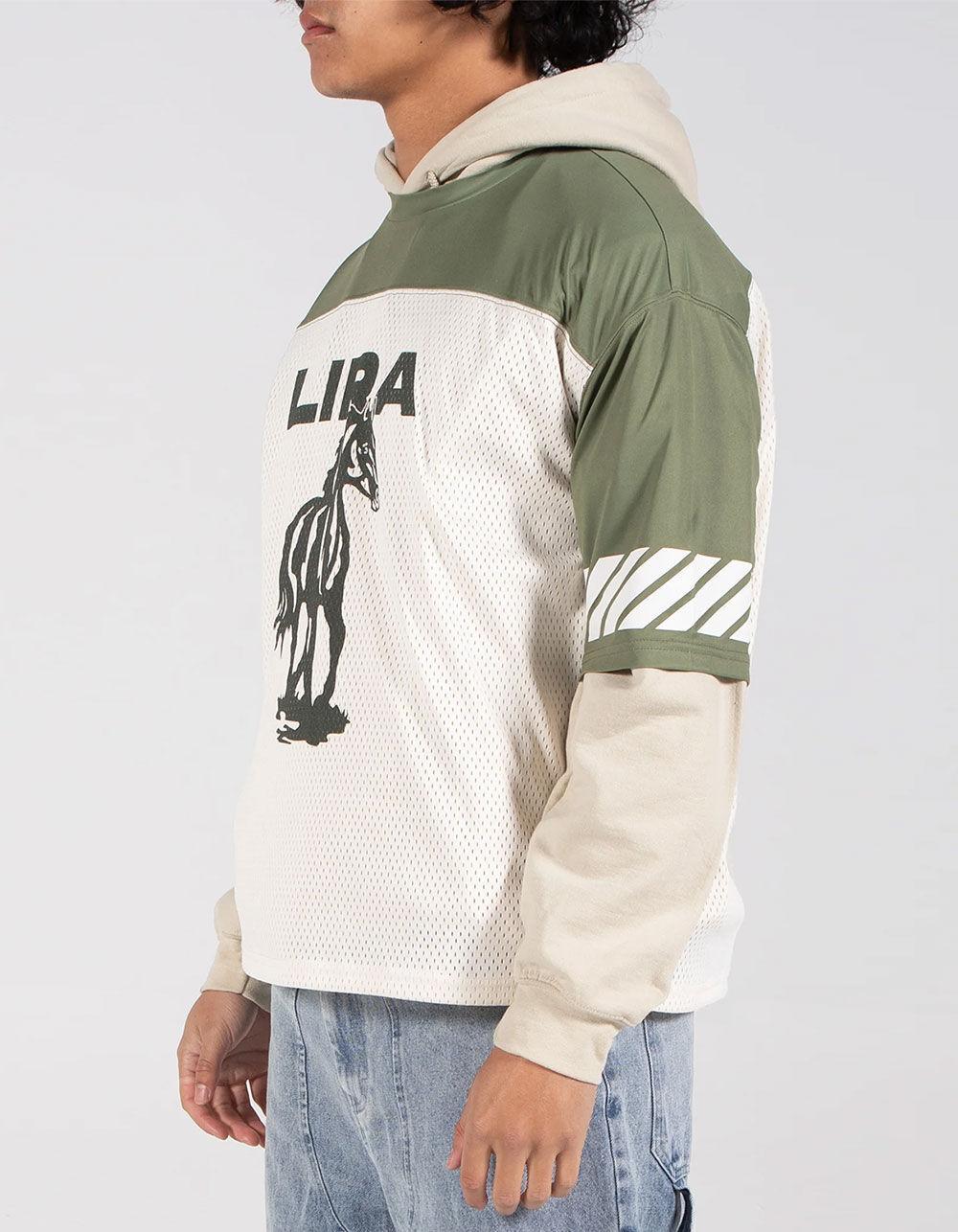 LIRA Galveston Mens Football Jersey - BLACK Product Image