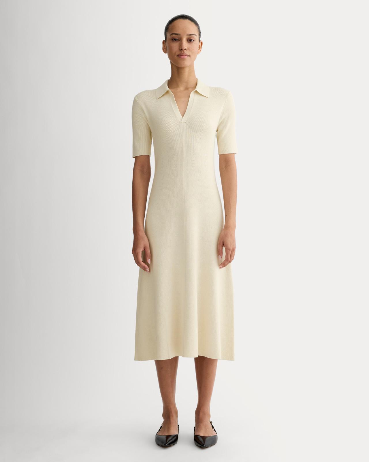 The Knit Polo Dress Product Image
