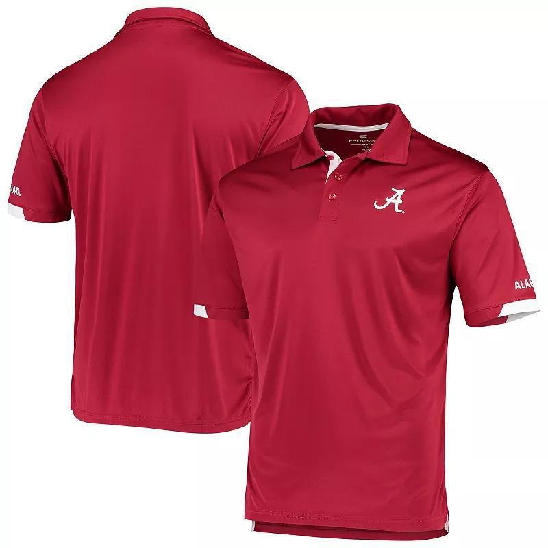 Mens Colosseum Crimson Alabama Crimson Tide Santry Lightweight Polo Product Image