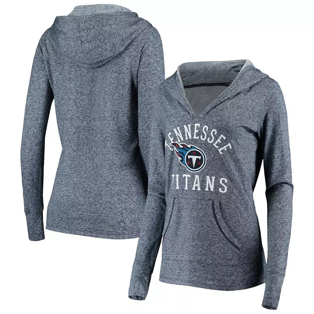 Women's Fanatics Branded Navy Tennessee Titans Doubleface Slub Pullover Hoodie, Size: Small, Blue Product Image