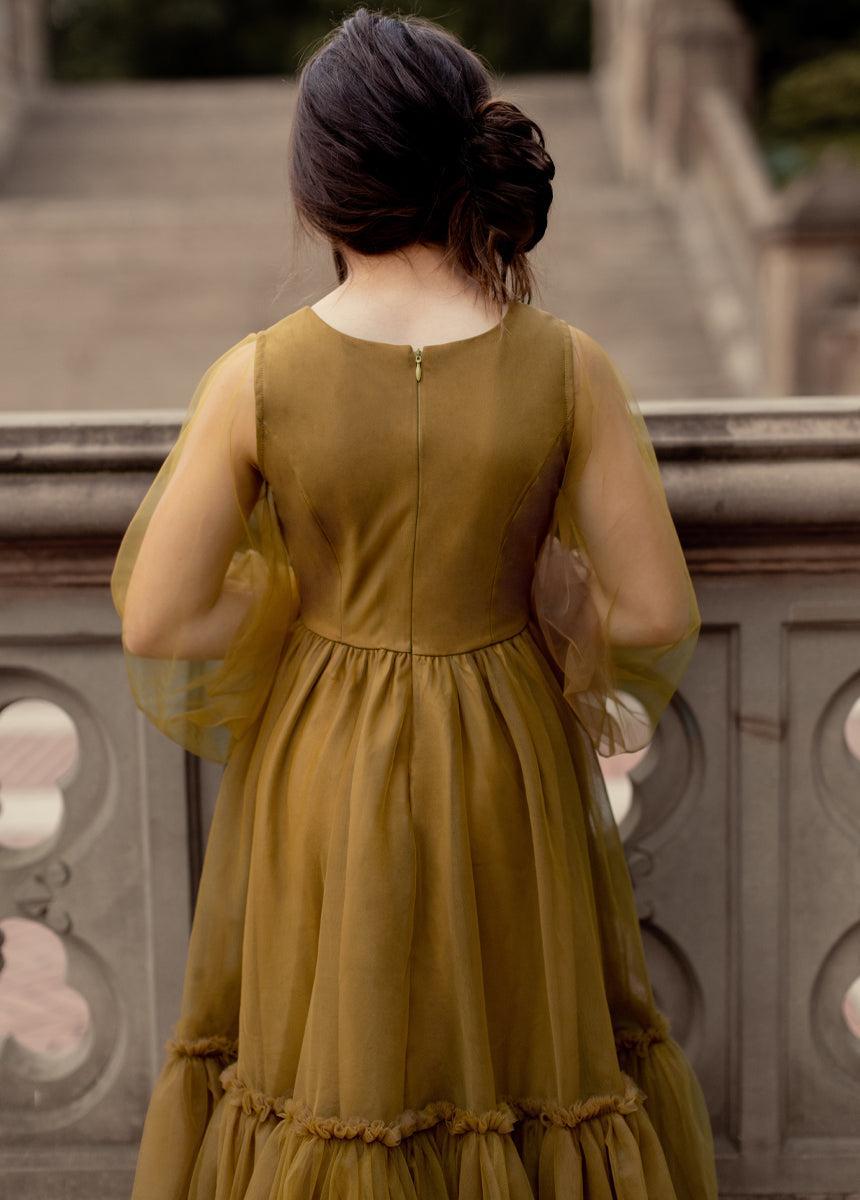 Tianna Dress in Bistre Girls Product Image