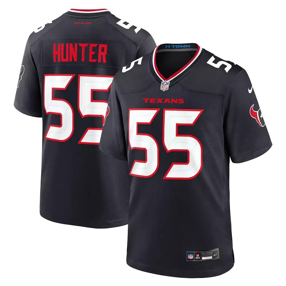 Men's Nike Danielle Hunter  Navy Houston Texans Team Game Jersey, Size: Small, Blue Product Image