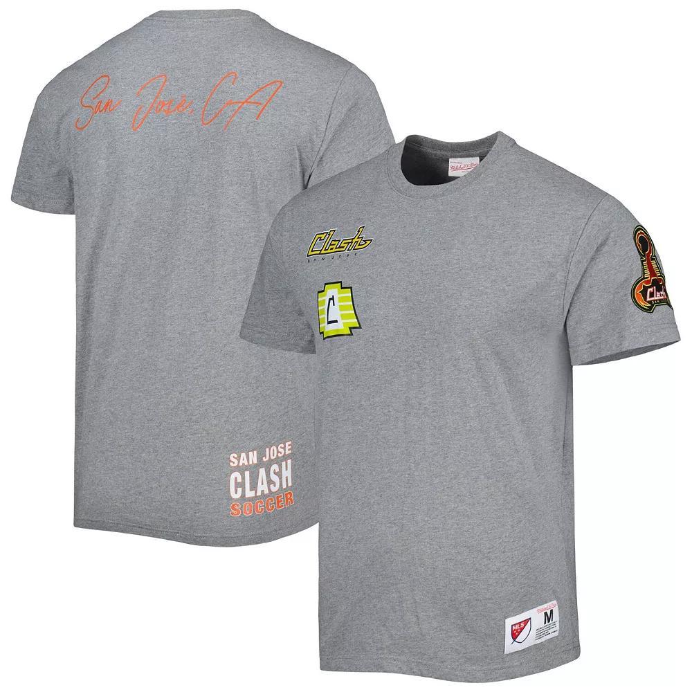 Men's Mitchell & Ness Gray San Jose Earthquakes City Tee, Size: Medium, Sje Grey Product Image
