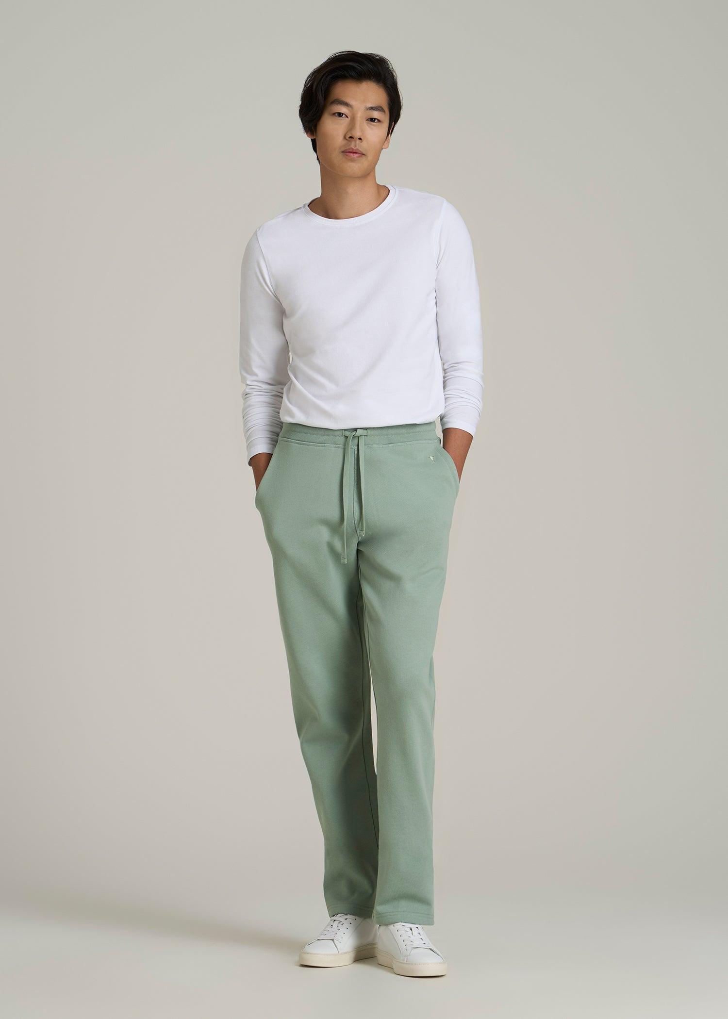 Wearever 2.0 Fleece Straight Leg Sweatpants for Tall Men in Seagrass Product Image