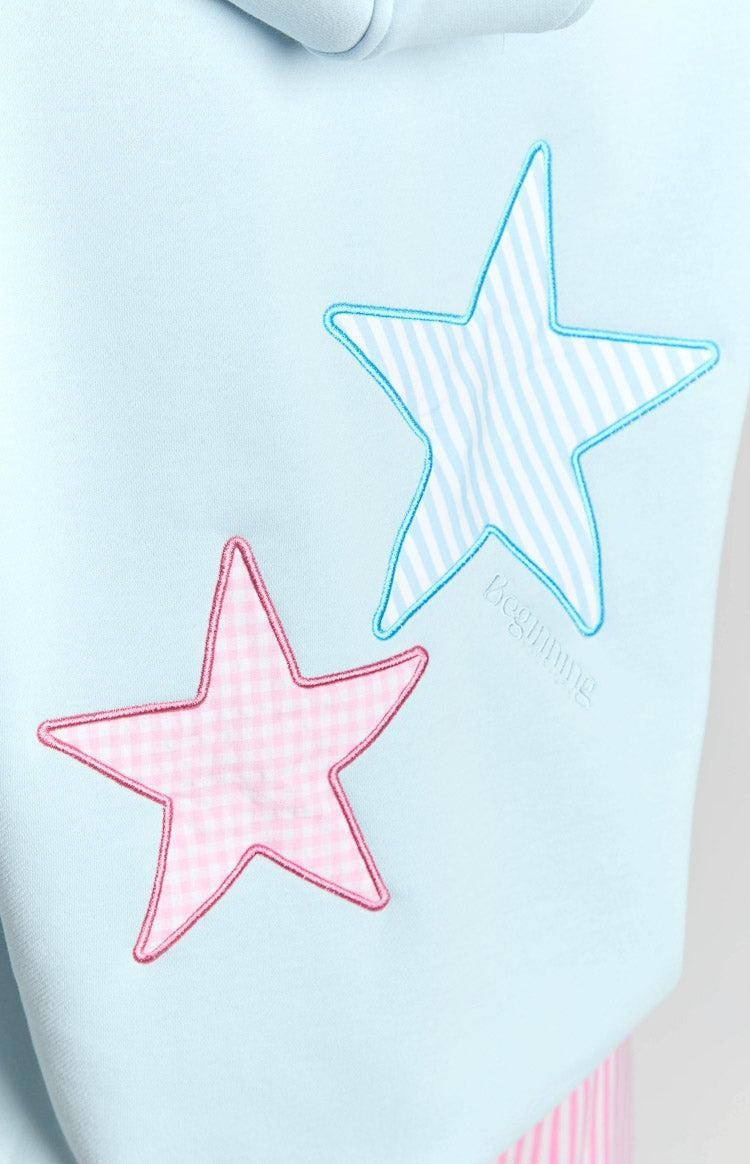 Beginning Light Blue Star Hoodie Product Image