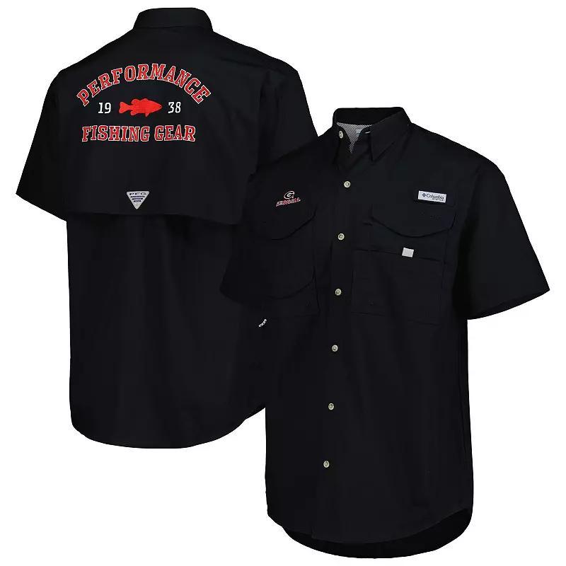 Men's Columbia Black Georgia Bulldogs Bonehead Button-Up Shirt, Size: XL Product Image