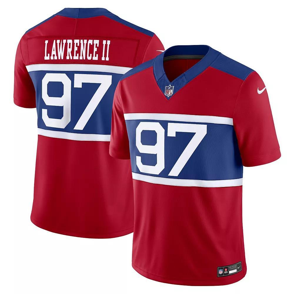 Men's Nike Dexter Lawrence II Century Red New York Giants Alternate Vapor F.U.S.E. Limited Jersey, Size: Small Product Image