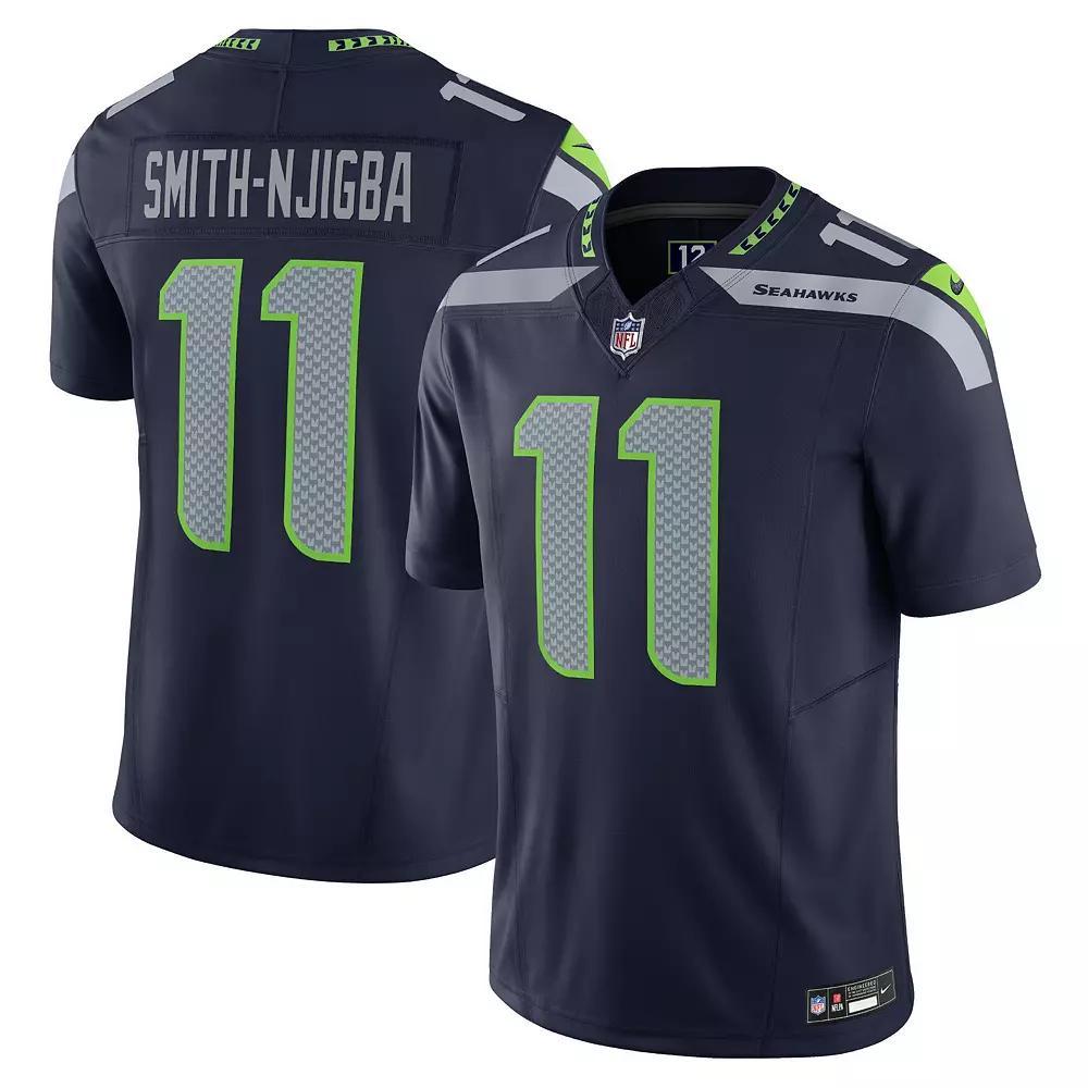 Men's Nike Jaxon Smith-Njigba Navy Seattle Seahawks Vapor F.U.S.E. Limited Jersey, Size: 2XL, Blue Product Image