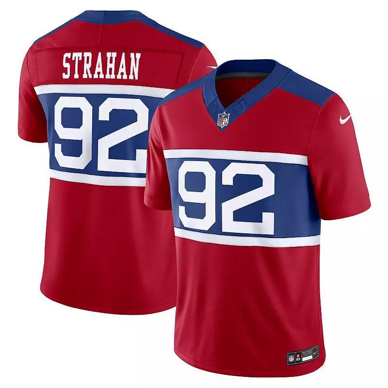 Men's Nike Michael Strahan Century Red New York Giants Alternate Vapor F.U.S.E. Retired Player Limited Jersey, Size: Large Product Image
