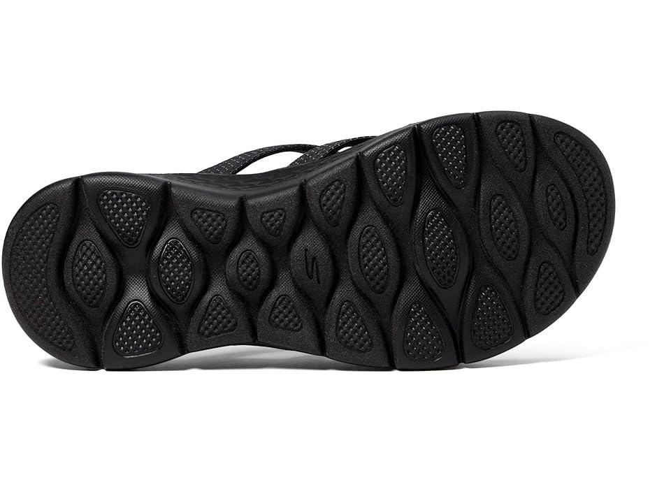 SKECHERS Performance Go Walk Flex Sandal Black) Women's Sandals Product Image