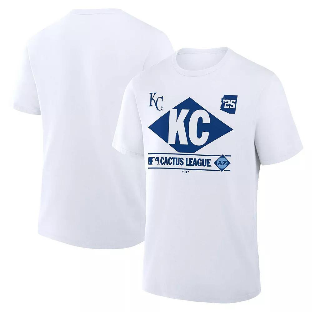 Men's Fanatics White Kansas City Royals 2025 Spring Training Cactus League True Icon T-Shirt, Size: Large Product Image