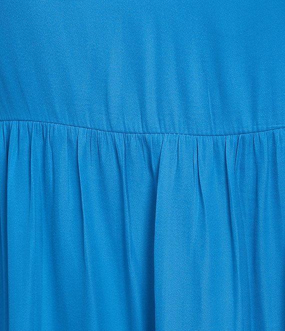Skies Are Blue Plus Tiered Mini Dress Product Image