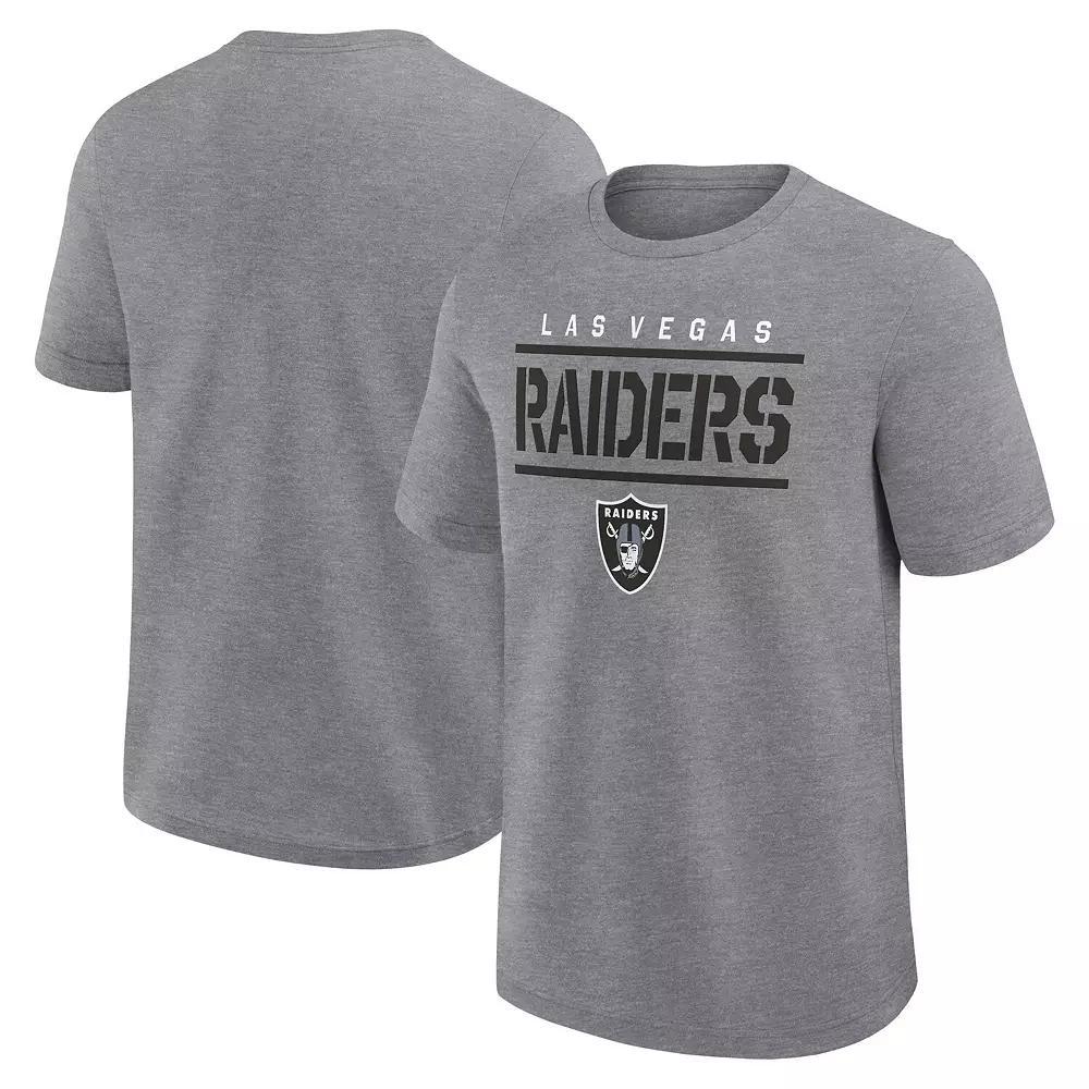 Mens Fanatics Heather Gray Los Angeles Rams Big & Tall Top Notch T-Shirt Product Image