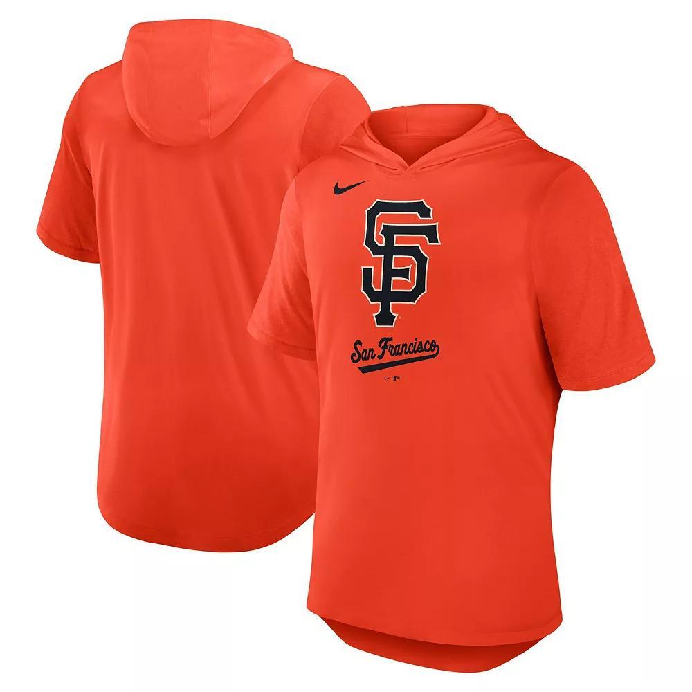 Men's Nike Light Blue St. Louis Cardinals Tri-Blend Performance Hoodie T-Shirt, Size: 2XL Product Image