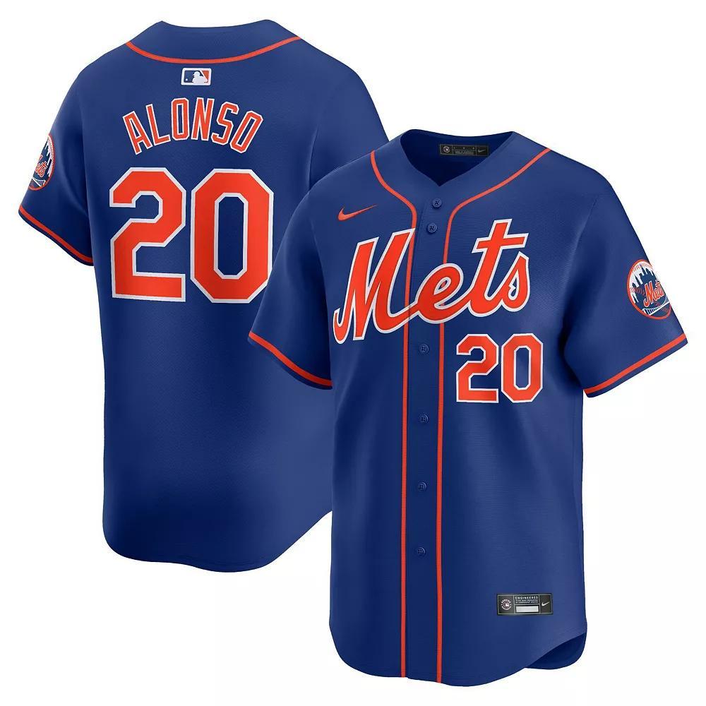 Men's Nike Pete Alonso Royal New York Mets Alternate Limited Player Jersey, Size: Medium, Blue Product Image