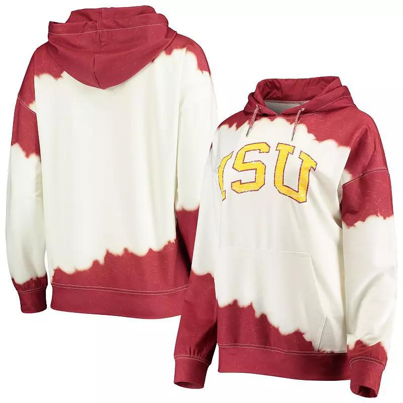 Womens Gameday Couture /Cardinal Iowa State Cyclones For the Fun Double Dip-Dyed Pullover Hoodie Product Image