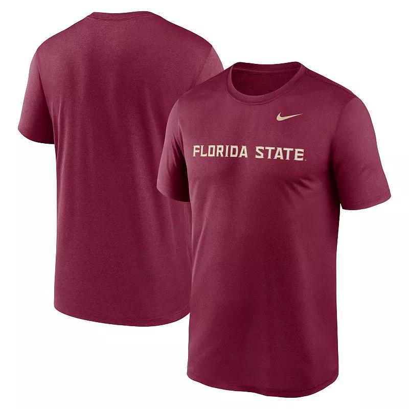 Mens Nike Garnet Florida State Seminoles Primetime Legend Wordmark T-Shirt Product Image