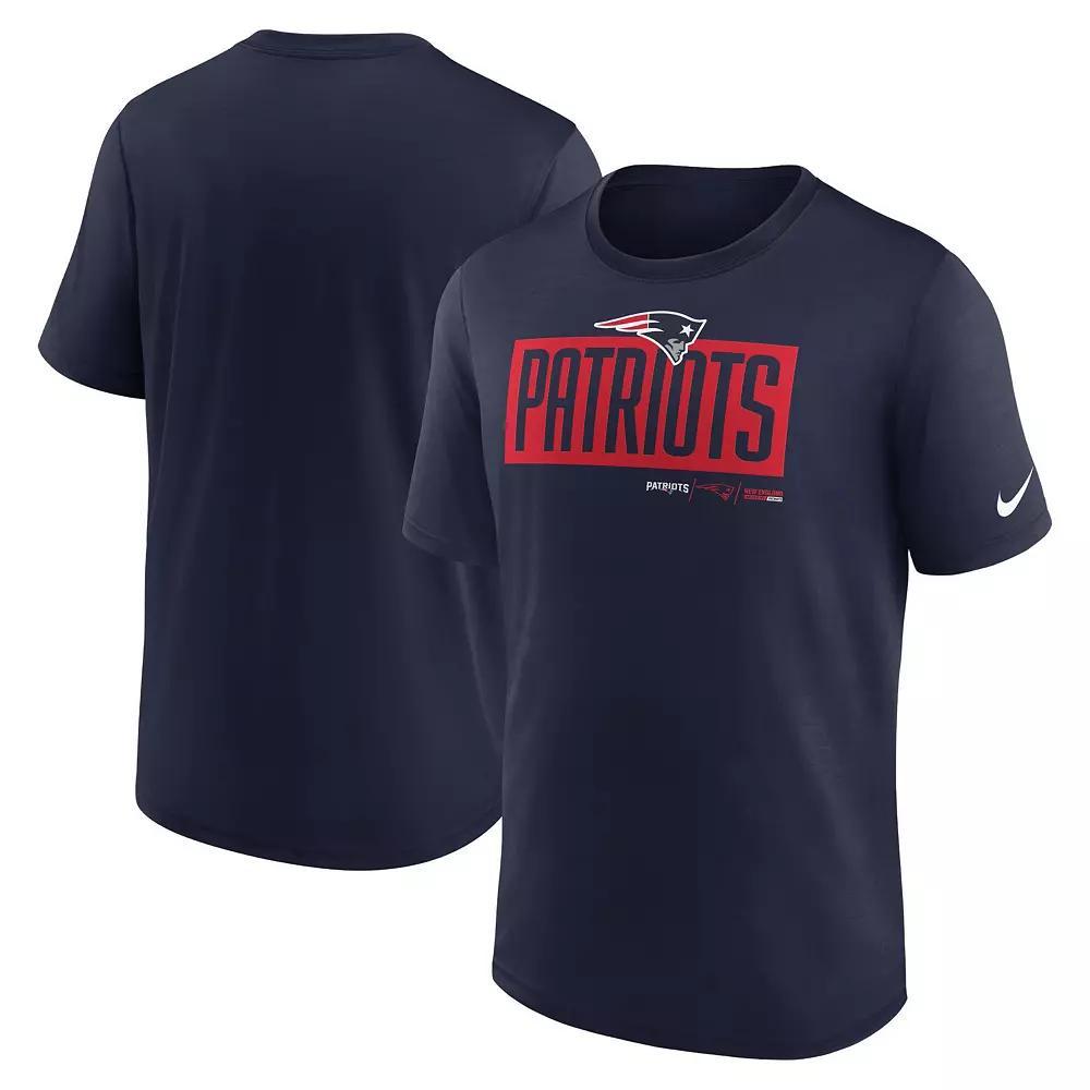 Men's Nike College Navy Seattle Seahawks Exceed Performance T-Shirt, Size: Medium, Blue Product Image